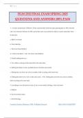 FILM 2332 FINAL EXAM SPRING 2025 QUESTIONS AND ANSWERS 100&percnt; PASS