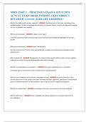 NBCE PART 2 &ndash; PRACTICES EXAM LATEST 2024  ACTUAL EXAM 200 QUESTIONS AND CORRECT  DETAILED ANSWERS &vert;ALREADY GRADED A&plus;  