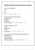 Pipefitter NCCER Test questions with correct solutions&period;