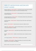 MSN 571 MIDTERM REVIEW QUESTIONS WITH CORRECT ANSWERS&period;