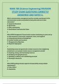 NIMS 700 &lpar;Science Engineering&rpar; REVISION  STUDY EXAM QUESTIONS CORRECTLY  ANSWERED AND RATED A&period;