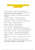 EDSE 622 Final Exam Verified And Updated 2024&period;