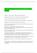 pltw biomedical science 3&period;1 & 3&period;2 quiz review 2025 with correct answers