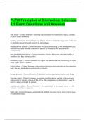 PLTW Principles of Biomedical Sciences 4&period;1 Exam Questions and Answers