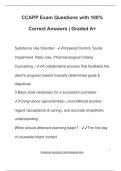 CCAPP Exam Questions with 100&percnt; Correct Answers &vert; Graded A&plus;