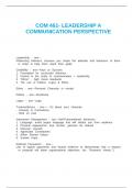 Package deal Leadership- Communication Perspective Review Questions and Answers Latest Update Graded A&plus;