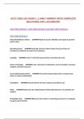 ACCT 2000 LSU EXAM 1&comma; 2 AND 3 NEWEST WITH COMPLETE SOLUTIONS 100&percnt; ACCURATE&excl;&excl;