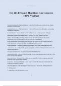 Ccj 4614 Exam 1 Questions And Answers 100&percnt; Verified&period;