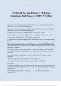 CCJ4614 Barkan Chapter 18&period; Exam Questions And Answers 100&percnt; Verified&period;