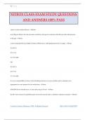 NITROX CLASS EXAM STUDY QUESTIONS AND ANSWERS 100&percnt; PASS