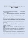 ERTH 101 Exam 1 Questions And Answers 100&percnt; Verified&period;