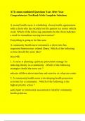 ATI comm combined Questions Year After Year Comprehensive TestBank With Complete Solutions