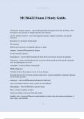 MCB4422 Exam 2 Study Guide&period;
