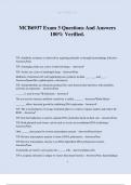 MCB6937 Exam 3 Questions And Answers 100&percnt; Verified&period;