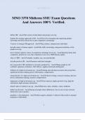 MNO 3370 Midterm SMU Exam Questions And Answers 100&percnt; Verified&period;