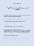 Nsg130 Ethics Exam Questions And Answers&period;