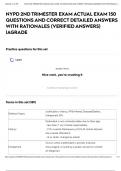 NYPD 2ND TRIMESTER EXAM ACTUAL EXAM 150 QUESTIONS AND CORRECT DETAILED ANSWERS WITH RATIONALES &lpar;VERIFIED ANSWERS&rpar; &vert;AGRADE
