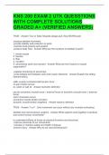 KNS 200 EXAM 2 UTK QUESSTIONS WITH COMPLETE SOLUTIONS GRADED A&plus; &lpar;VERIFIED ANSWERS&rpar; 