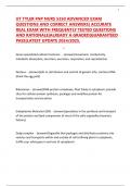 UT TYLER FNP NURS 5350 ADVANCED EXAM QUESTIONS AND CORRECT ANSWERS&vert; ACCURATE REAL EXAM WITH FREQUENTLY TESTED QUESTIONS AND RATIONALE&vert;ALREADY A GRADED&vert;GUARANTEED PASS&vert;LATEST UPDATE 2024&sol;2025&period;