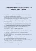 UCF QMB 3200 Final Exam Questions And Answers 100&percnt; Verified&period;