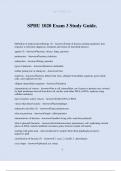 SPHU 1020 Exam 3 Study Guide