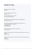 COUN 701 Final questions and answers&period;