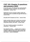 CSIT 101 Chapter 8 questions and answers 2025&period;