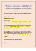 POST EXAM PRACTICE TEST LATEST VERSION 2024-2025 COMPLETE 65 QUESTIONS AND CORRECT DETAILED ANSWERS &lpar;VERIFIED ANSWERS&rpar; &vert;ALREADY GRADED A&plus;&vert;&vert;BRAND NEW&period;