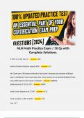 NLN Math Practice Exam &sol; 50 Qs with Complete Solutions&period; 
