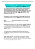 HSI YMCA BLS EXAM - 2024&sol;2025-Questions and Complete Answers&vert; Verified 100&percnt; Correct&vert;