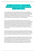 HSI YMCA First Aid Exam &ndash; Newest Update 2024&sol;2025 Questions and Complete Answers&vert; Verified 100&percnt; Correct&vert;