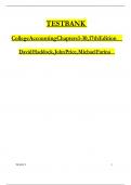 TEST BANK For College Accounting Chapters 1 - 30&comma; 17th Edition by David Haddock&comma; John Price&comma; Verified Newest Version