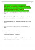 WSET LEVEL 2 WINE CERTIFICATION EXAM QUESTIONS AND CORRECT ANSWERS &vert;ACCURATE REAL EXAM WITH FREQUENTLY TESTED QUESTIONS AND RATIONALE &vert;ALREADY A GRADED &vert;GUARANTEED PASS&vert;LATEST UPDATE 2024&sol;2025