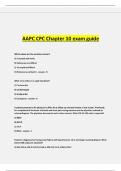 AAPC CPC Chapter 10 exam guide