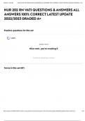 NUR 202 RN VATI QUESTIONS & ANSWERS ALL ANSWERS 100&percnt; CORRECT LATEST UPDATE 2022&sol;2023 GRADED A&plus;