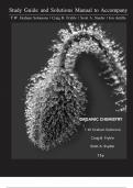 Exam &lpar;elaborations&rpar; TETS BANK FOR Organic Chemistry 11th Edition By T&period; W&period; Graham Solomons&comma; Craig B&period; Fryhle&comma; Scott A&period; Snyder and Jon Antilla &lpar;Study Guide and Solutions Manual&rpar;