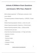 In4matx 43 Midterm Exam Questions and Answers 100&percnt; Pass &vert; Rated A&plus;