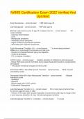 NAMS Certification Exam 2022 Verified And Updated&period;