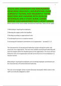 EVOLVE HESI LEADERSHIP AND MANAGEMENT EXAM BANK 2024&sol;2025 &vert; ACCURATE REAL EXAM CURRENTLY TESTING AND FREQUENTLY TESTED QUESTIONS AND ANSWERS WITH DETAILED RATIONALES AND A STUDY GUIDE &vert; EXPERT VERIFIED FOR GUARANTEED PASS &vert; LATEST UPDATE