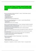 OCCTH 555 FINAL EXAM QUESTIONS AND CORRECT ANSWERS 100&percnt; GUARANTEED PASS
