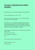 ELCS EXAM 1 QUESTIONS WITH CORRECT ANSWERS&excl;&excl;