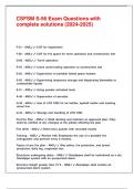 CSFSM S-56 Exam Questions with complete solutions &lpar;2024-2025&rpar;&period;