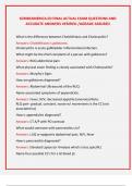 SCRIBEAMERICA ED FINAL ACTUAL EXAM QUESTIONS AND ACCURATE ANSWERS VERIFIED &sol;AGRADE ASSURED