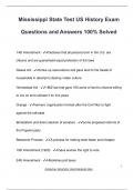 MISSISSIPPI EXAM PACKAGE DEAL QUESTIONS AND VERIFIED ANSWERS 100&percnt; GUARANTEED PASS &vert; LATEST UPDATE