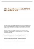 C722- Project Management 