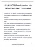 NUR 1212 EXAM PACKAGE DEAL QUESTIONS AND VERIFIED ANSWERS 100&percnt; GUARANTEED PASS &vert; LATEST UPDATE