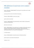 NR 226 EXAM 2 QUESTIONS WITH CORRECT ANSWERS