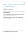 NR226 FUNDAMENTALS WEEK 1 EXAM 1 QUESTIONS WITH COMPLETE SOLUTIONS&period;