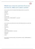 NR226 EXAM 2 PRACTICE QUESTIONS &lpar;FLUID AND ELECTROLYTES&comma; ABGS&rpar; WITH CORRECT ANSWERS&period;