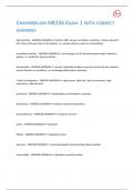 CHAMBERLAIN NR226 EXAM 1 WITH CORRECT ANSWERS&period;